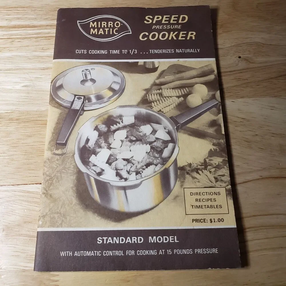 Vintage Mirro Matic Pressure Cooker Cookbooks Lot 1950 Masterbilt 1972 Manuals